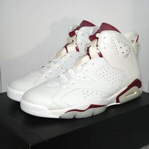 2015 Air Jordan 6 Retro Maroon 384664-116 US 11.5 DS Brand New Damaged Box